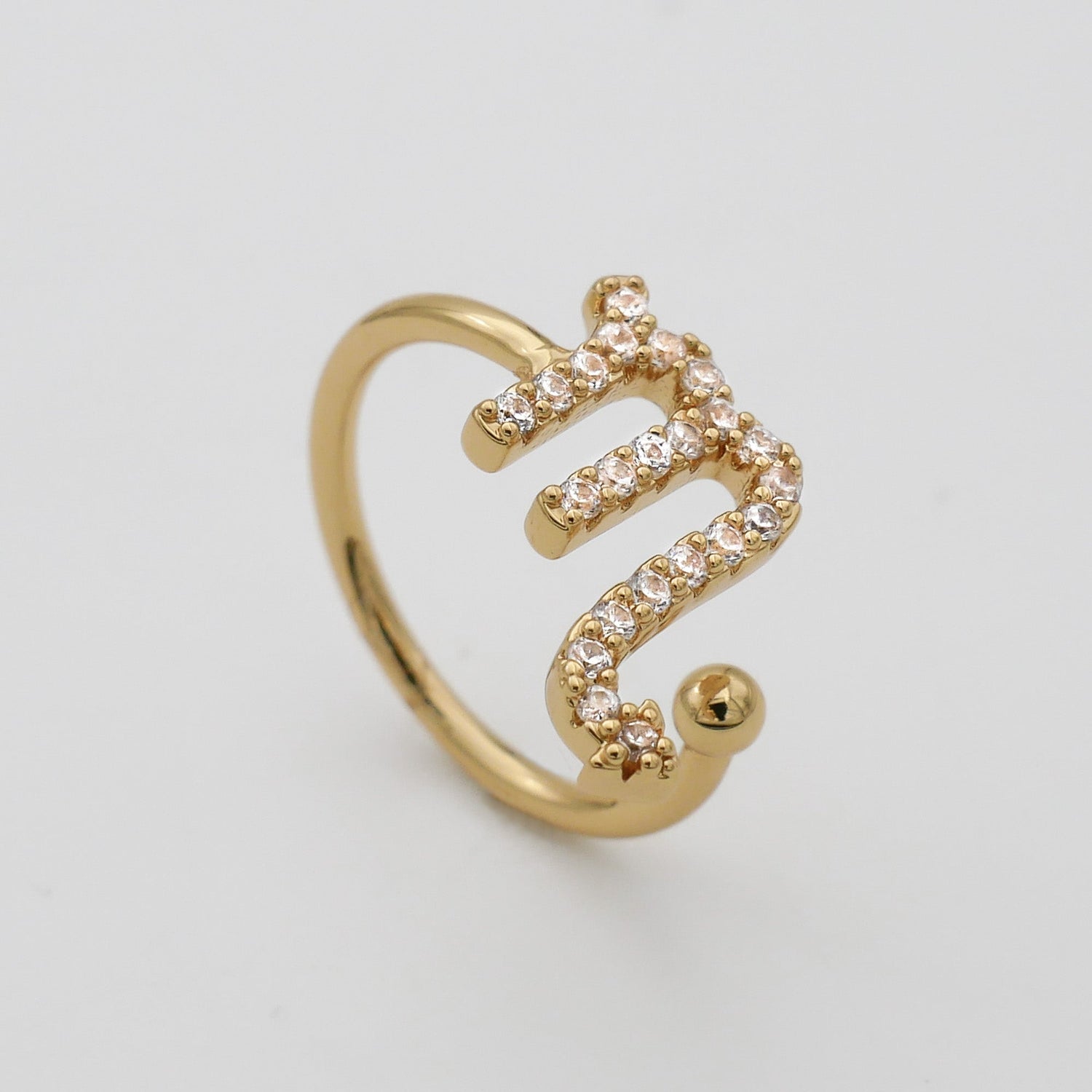 Pave Zodiac Ring