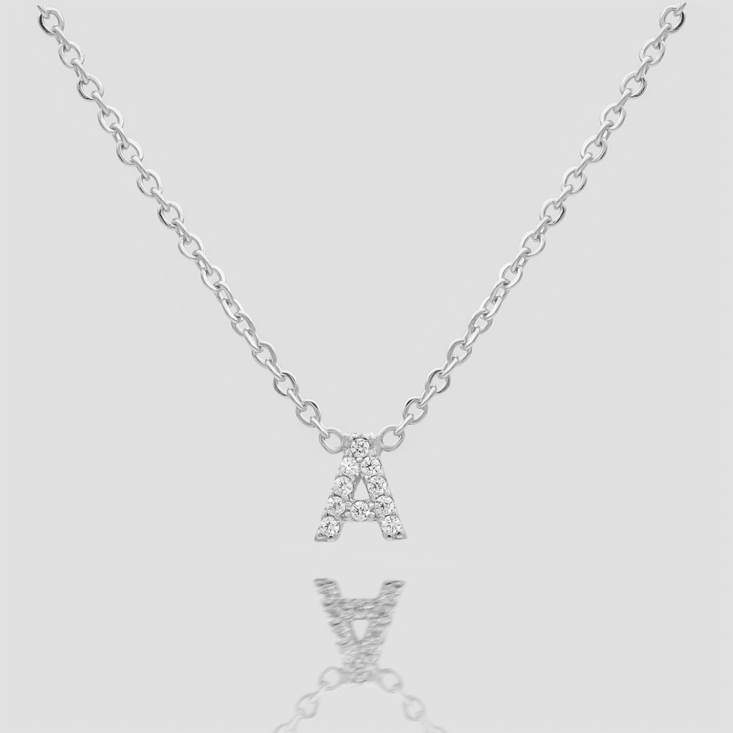 Maia Pave Initial Necklace