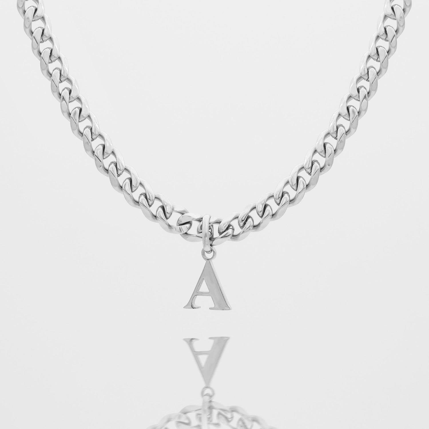 Mya Initial necklace | Thick Cuban