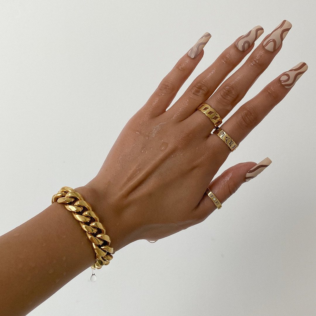 Chunky Cuban Chain Bracelet